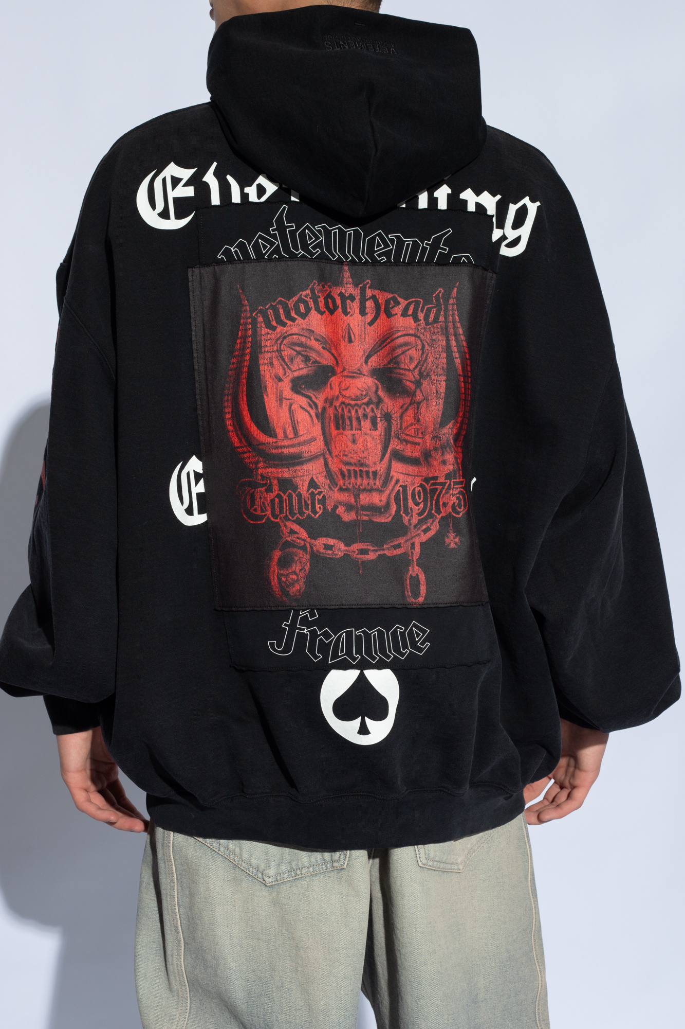 Black Hoodie with logo VETEMENTS - SchaferandweinerShops Black Hoodie with logo VETEMENTS - SchaferandweinerShops
